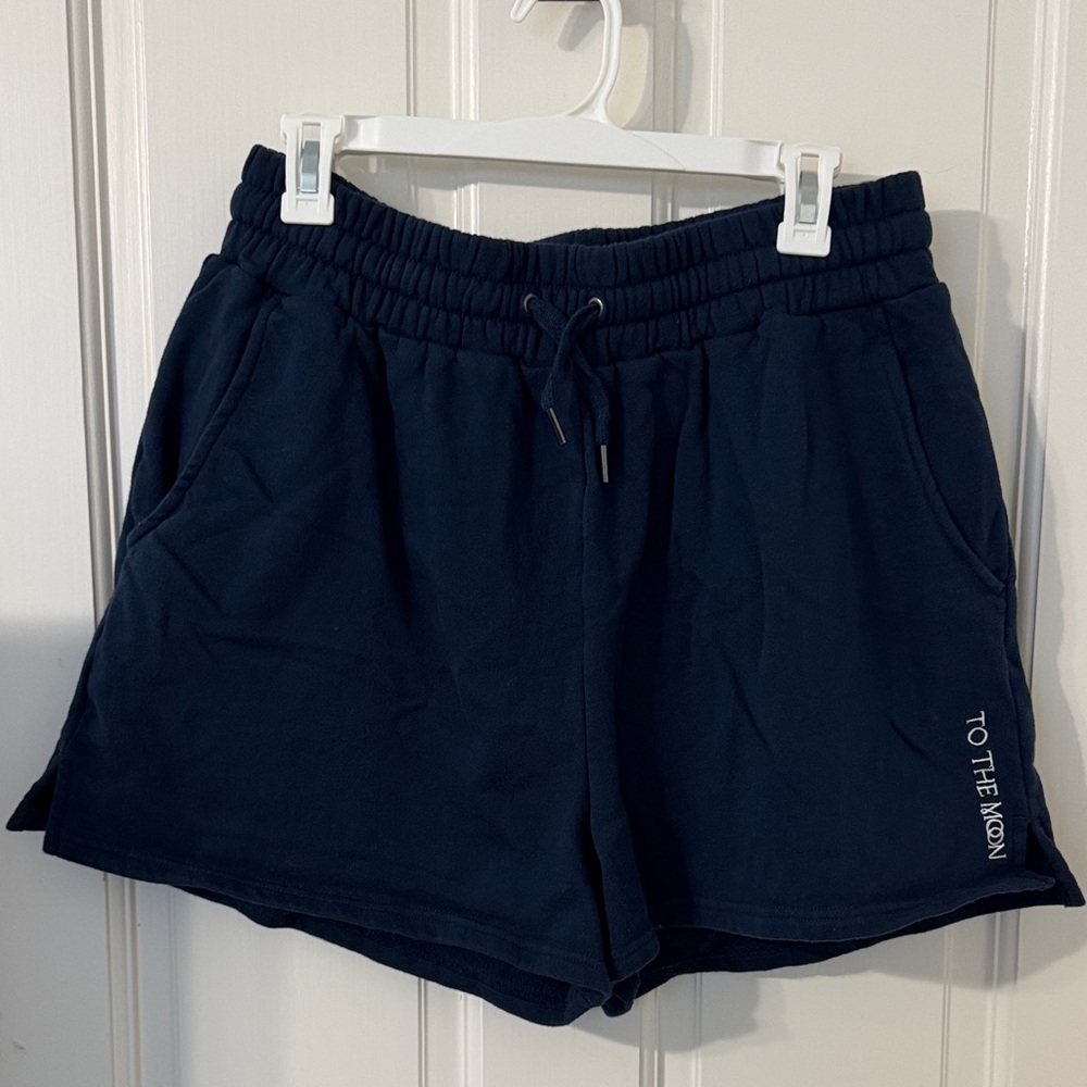 Balance Athletica/Vitality Navy Sweatshorts